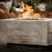 THE OUTDOOR PLUS Catalina Wood Grain Fire Pit-Rustic Furniture Marketplace