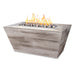 THE OUTDOOR PLUS Plymouth Wood Grain Fire Pit-Rustic Furniture Marketplace