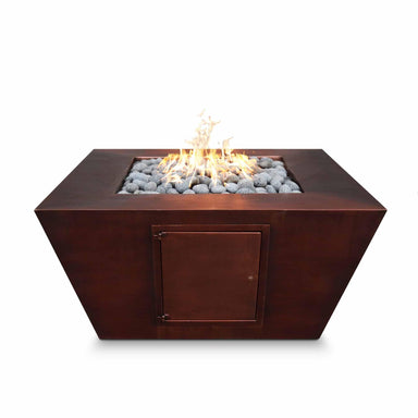 THE OUTDOOR PLUS Redan Hammered Copper Fire Pit-Rustic Furniture Marketplace