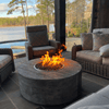 THE OUTDOOR PLUS Sequoia Wood Grain Fire Pit-Rustic Furniture Marketplace