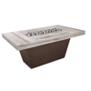 THE OUTDOOR PLUS Tacoma 48" Wood Grain and Steel Fire Pit-Rustic Furniture Marketplace