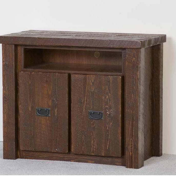 Viking Log Barnwood 36" TV Stand-Rustic Furniture Marketplace