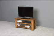 Viking Log Barnwood 48" Open TV Stand-Rustic Furniture Marketplace