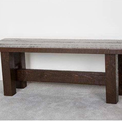 Viking Log Barnwood Bench-Rustic Furniture Marketplace