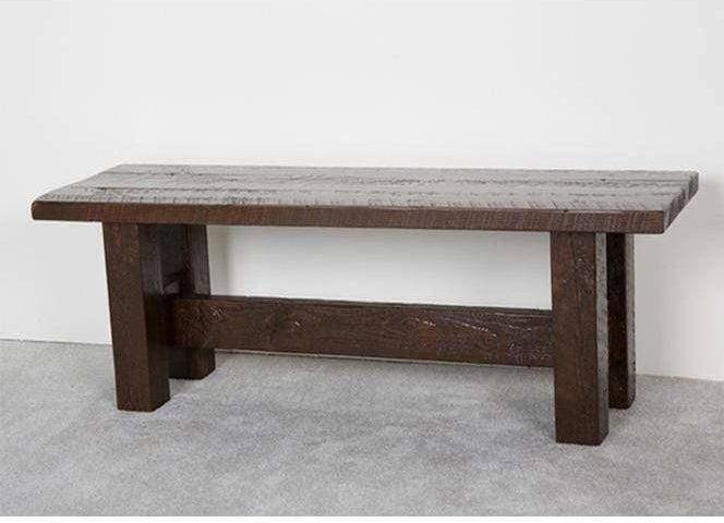 Viking Log Barnwood Bench-Rustic Furniture Marketplace