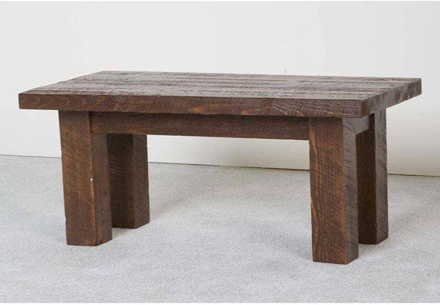 Viking Log Barnwood Coffee Table-Rustic Furniture Marketplace