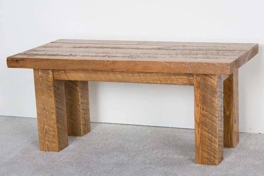 Viking Log Barnwood Coffee Table-Rustic Furniture Marketplace