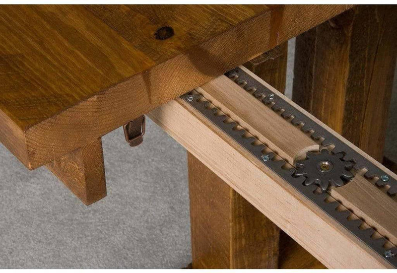 Viking Log Barnwood Farm Table-Rustic Furniture Marketplace