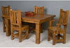 Viking Log Barnwood Farm Table-Rustic Furniture Marketplace