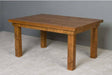 Viking Log Barnwood Farm Table-Rustic Furniture Marketplace