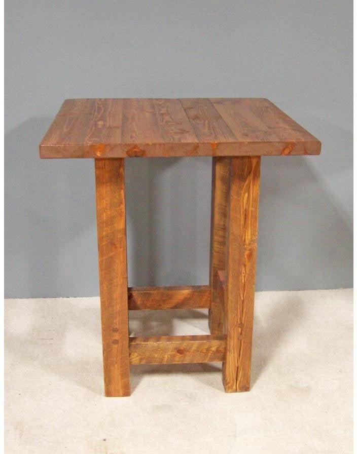 Viking Log Barnwood Pub Table-Rustic Furniture Marketplace