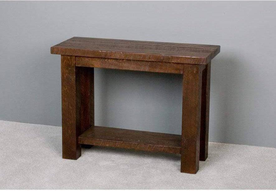 Viking Log Barnwood Sofa Table-Rustic Furniture Marketplace