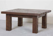 Viking Log Barnwood Square Coffee Table-Rustic Furniture Marketplace