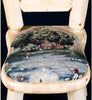Viking Log Barnwood Upholstered Dining Chair-Rustic Furniture Marketplace