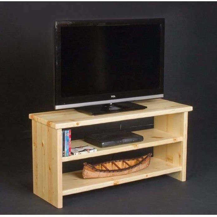Viking Log Northwoods 48" Open TV Stand-Rustic Furniture Marketplace