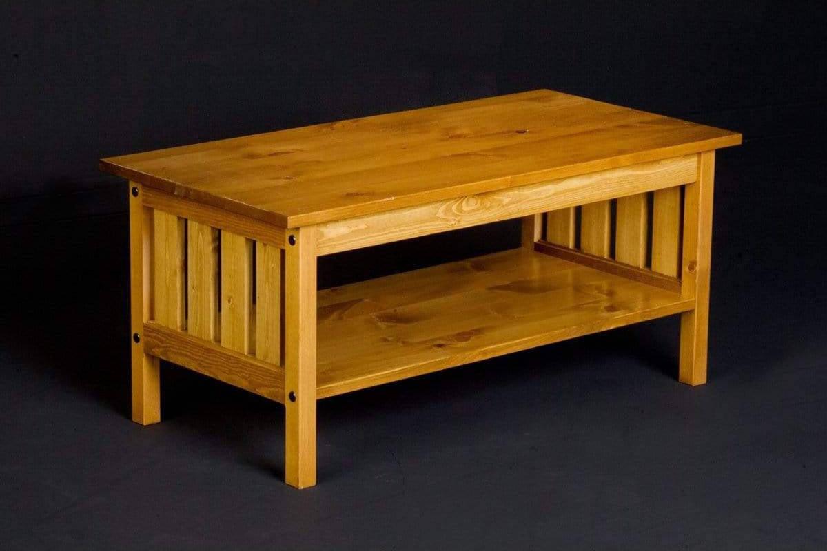 Viking Log Pine Coffee Table-Rustic Furniture Marketplace