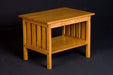 Viking Log Pine End Table-Rustic Furniture Marketplace