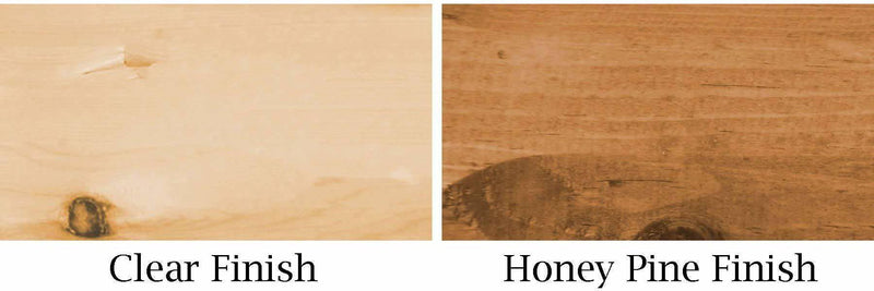 Viking Log Pine Log Trestle Dining Table Stain Options - Rustic Furniture Marketplace