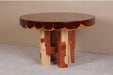 Viking Log Red Cedar 48" Dining Table-Rustic Furniture Marketplace