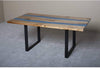 Viking Log Resin River Dining Table-Rustic Furniture Marketplace