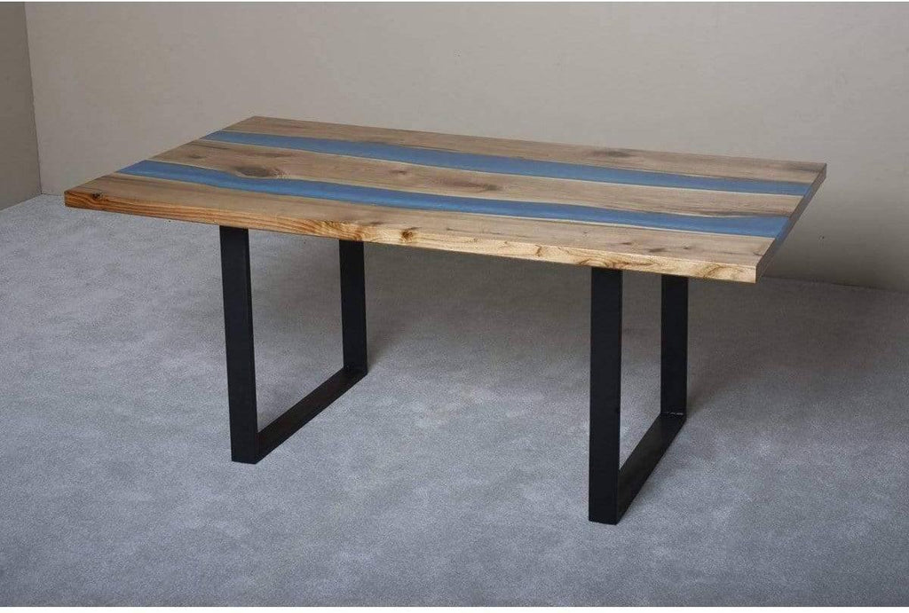 Viking Log Resin River Dining Table-Rustic Furniture Marketplace