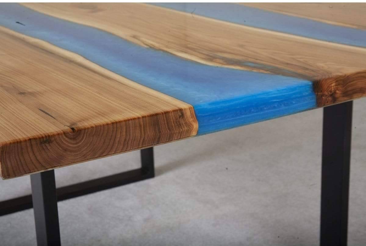 Viking Log Resin River Dining Table-Rustic Furniture Marketplace