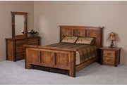Viking Log Rocky Creek Sawtooth Hickory Bed-Rustic Furniture Marketplace