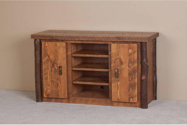 Viking Log Sawtooth Hickory 52” TV Stand-Rustic Furniture Marketplace