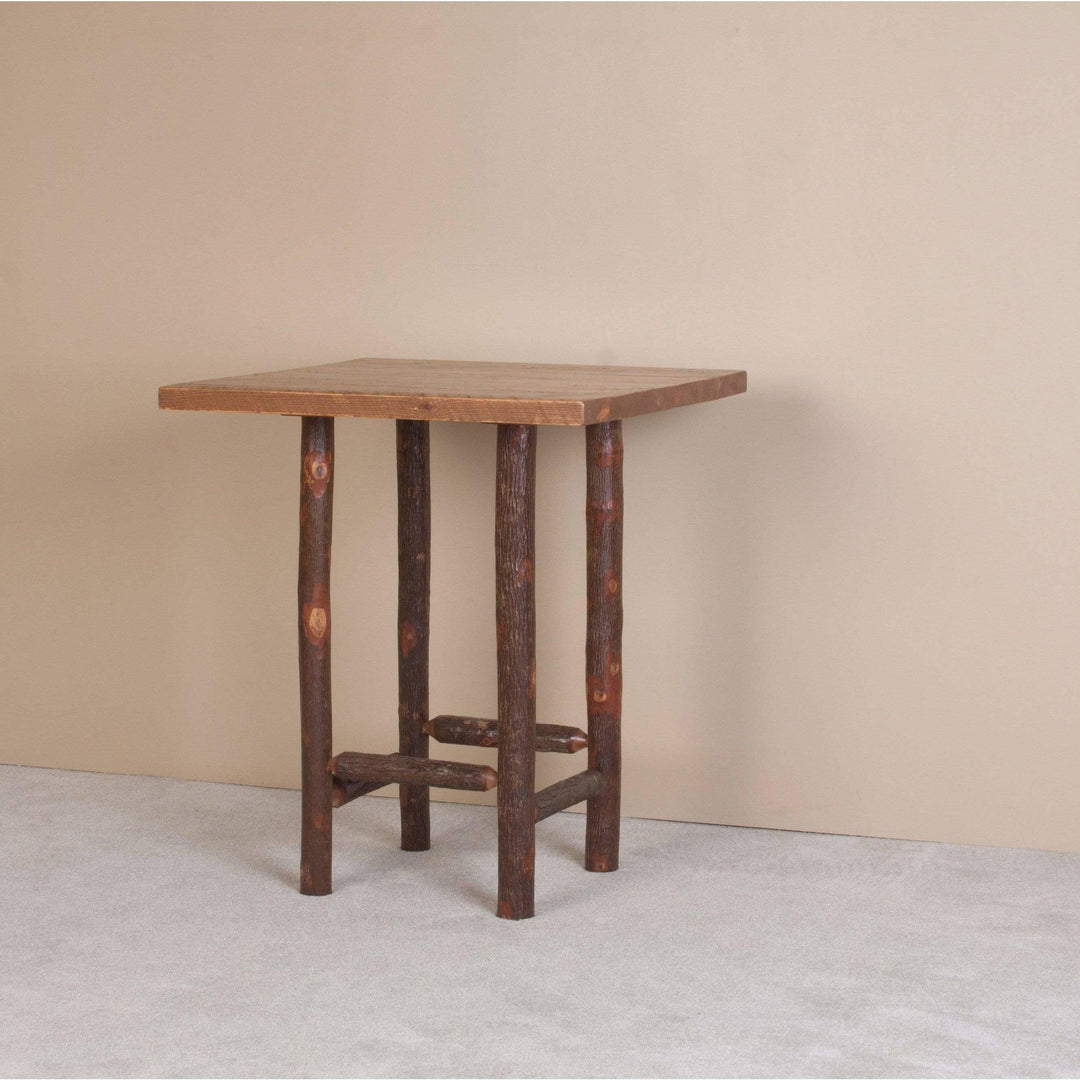 Viking Log Sawtooth Hickory Pub Table-Rustic Furniture Marketplace
